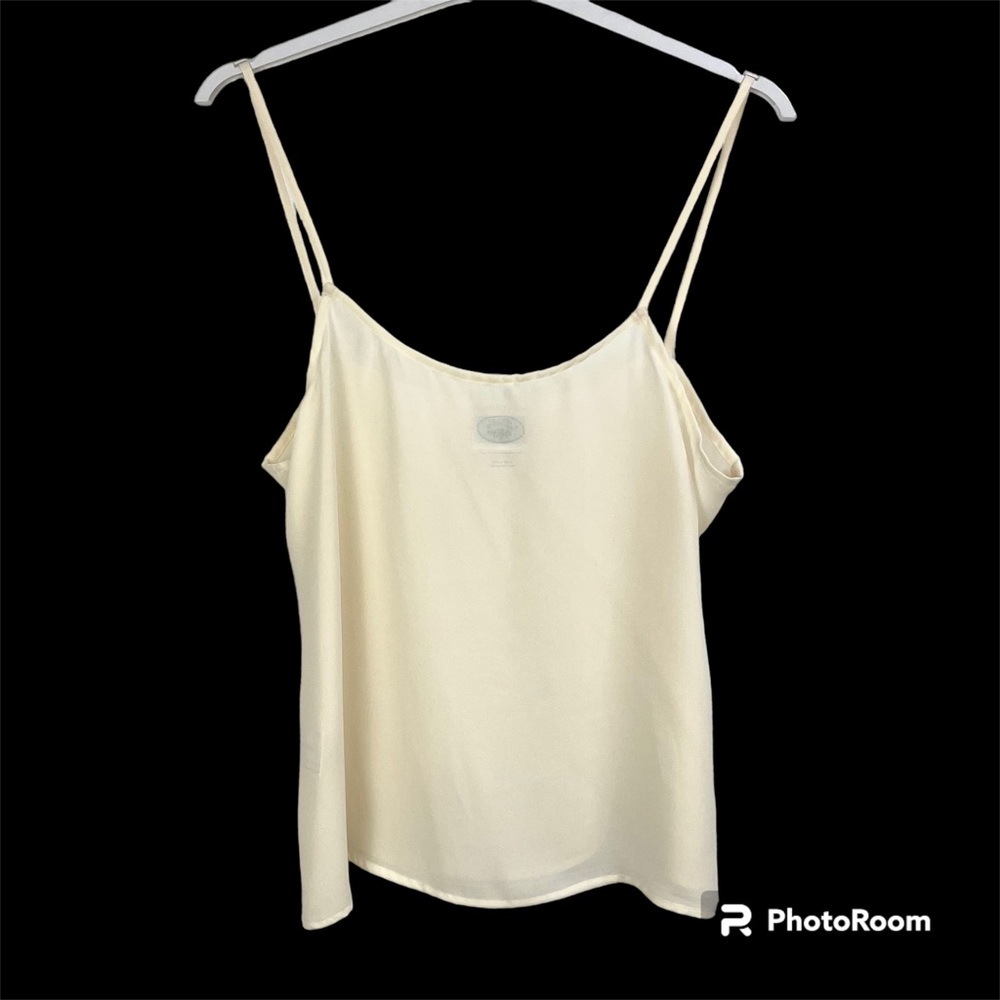 Vintage LAURA ASHLEY Silk Camisole cream cami NWOT slip top